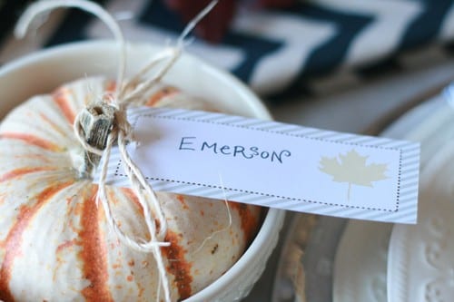 thanksgiving place cards