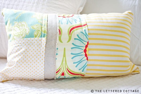 pillopalooza! : how to make a patchwork pillow