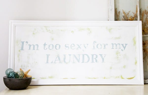 I’m too sexy for my laundry