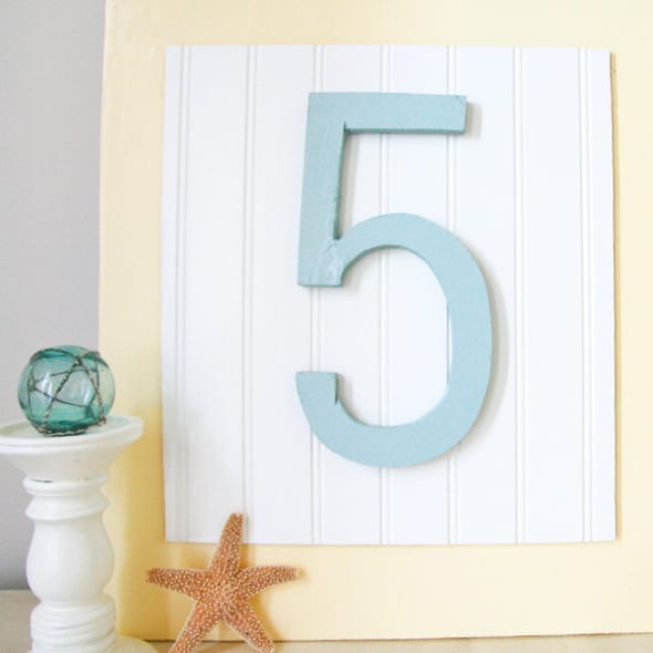wooden numbers : a quickie