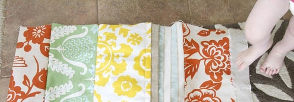 DIY : a patchwork lumbar pillow