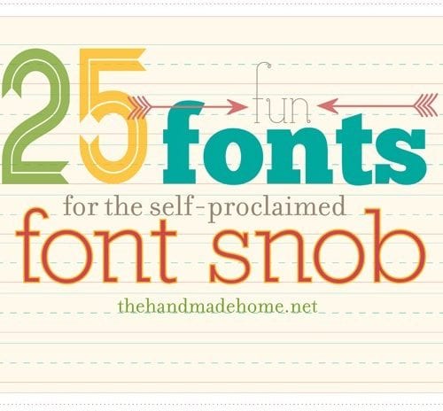 25 fun fonts for font snobs