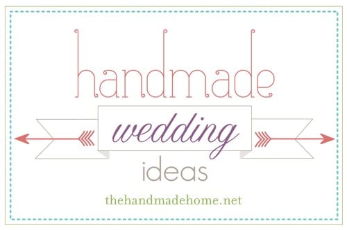 handmade wedding ideas : a few projects