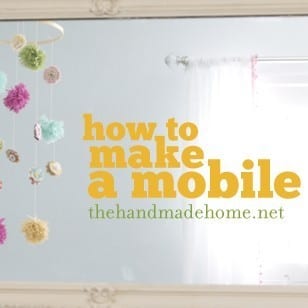 handmade nursery ideas : a diy mobile