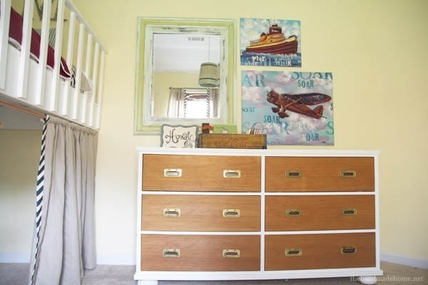 the mayflower + lazy option b. {a dresser redo}