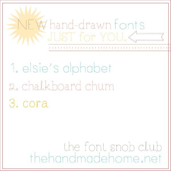the font snob club : free fonts!