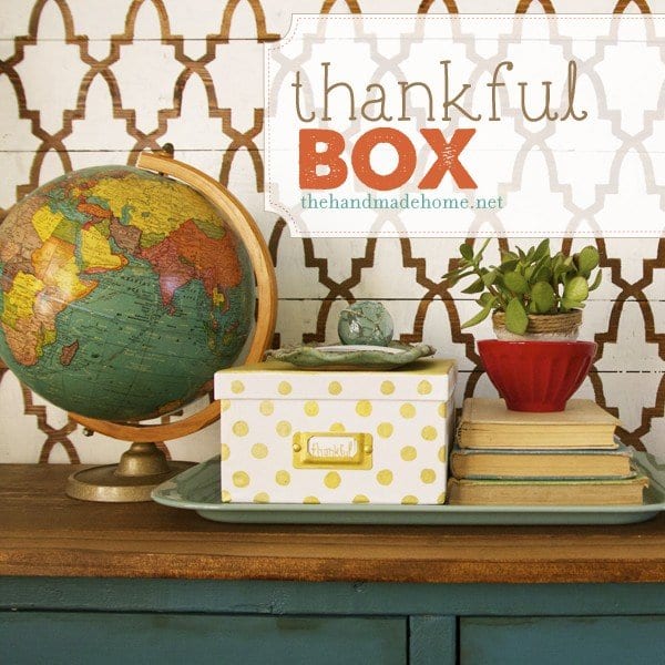 thankful box