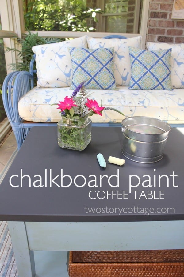 chalkboard coffee table