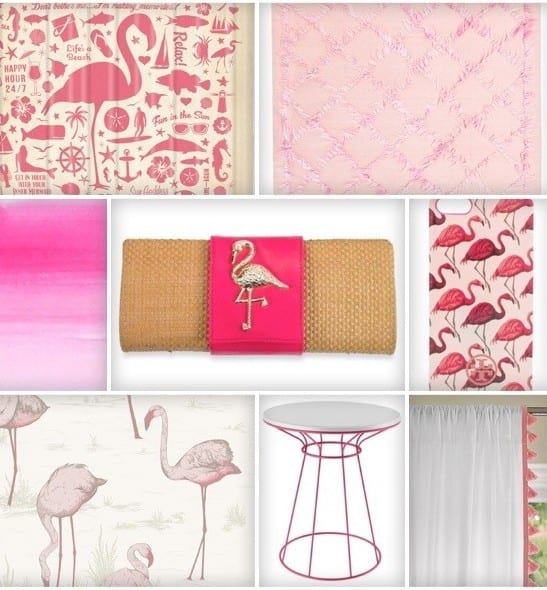 the hunted interior : flamingos!