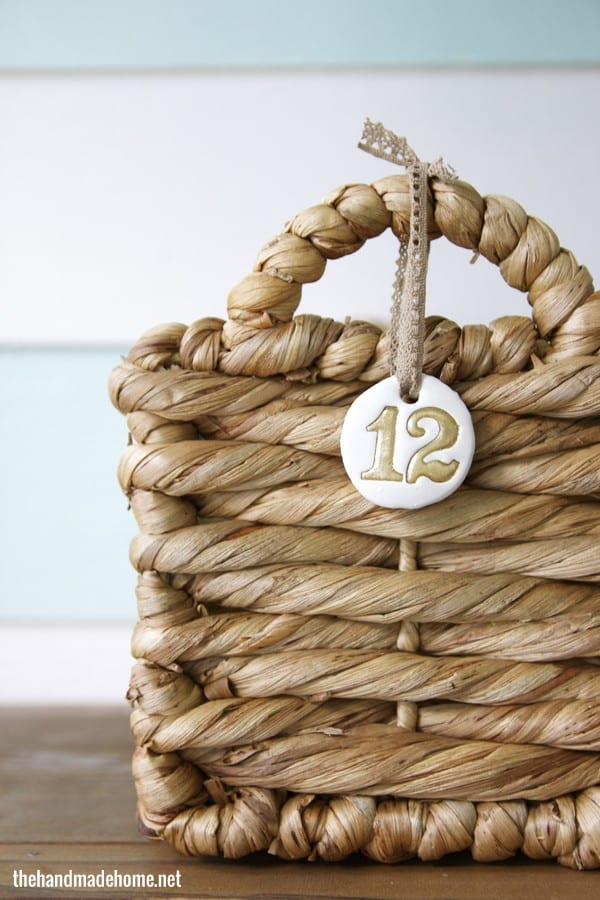 diy number tags