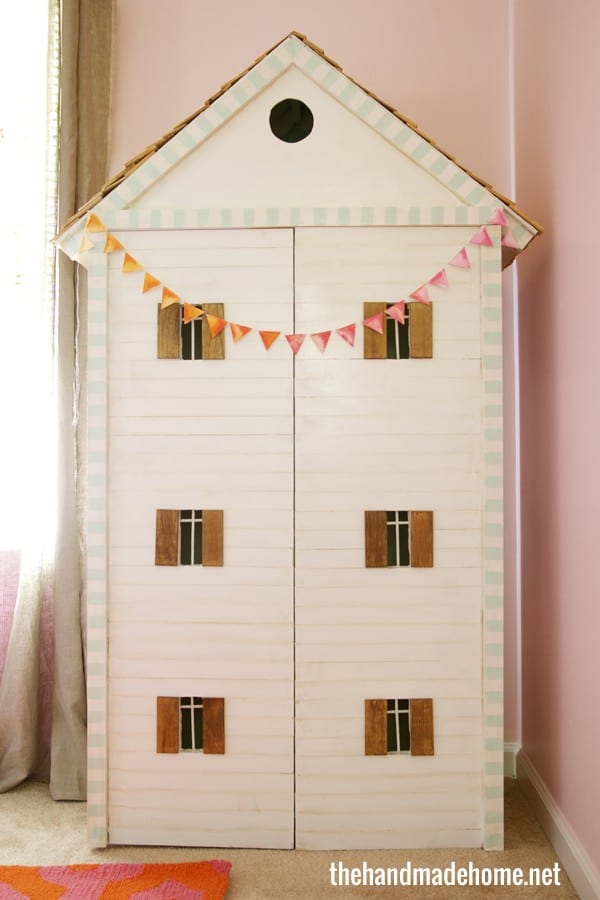 watercolor bunting {watercolor ombre garland}
