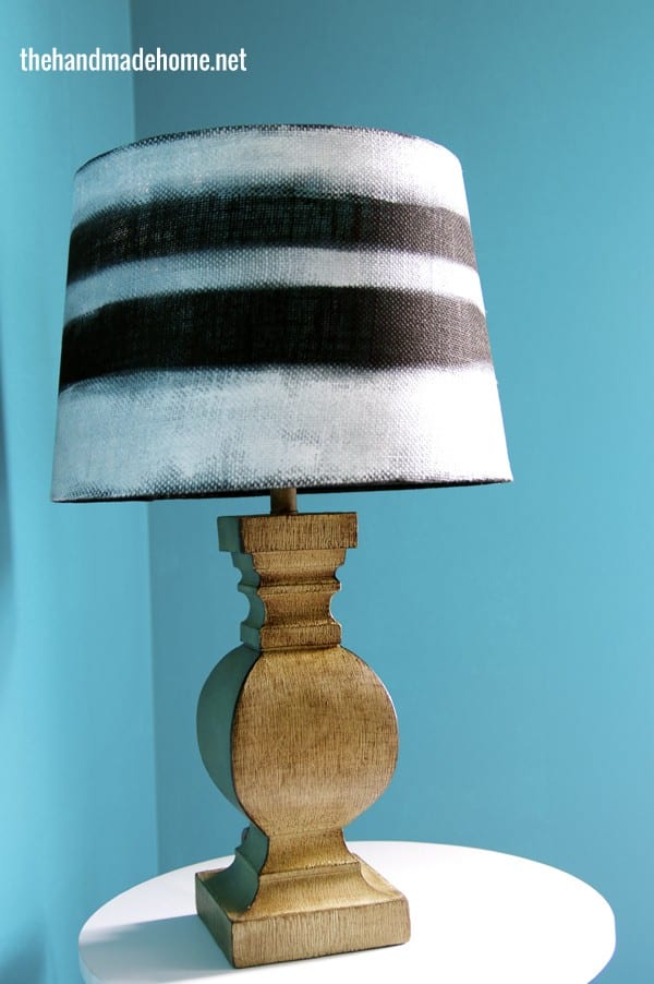 painted lamp shade (I love lamp)