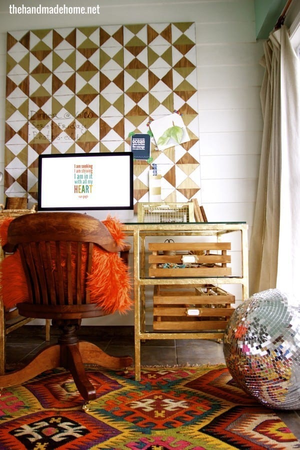 diy pottery barn inspired desk