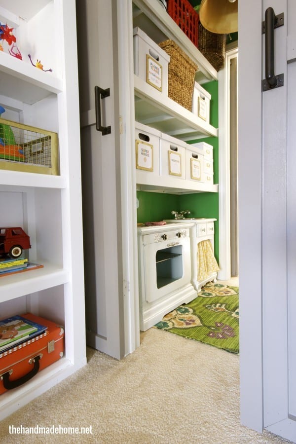 diy double barn doors - closet