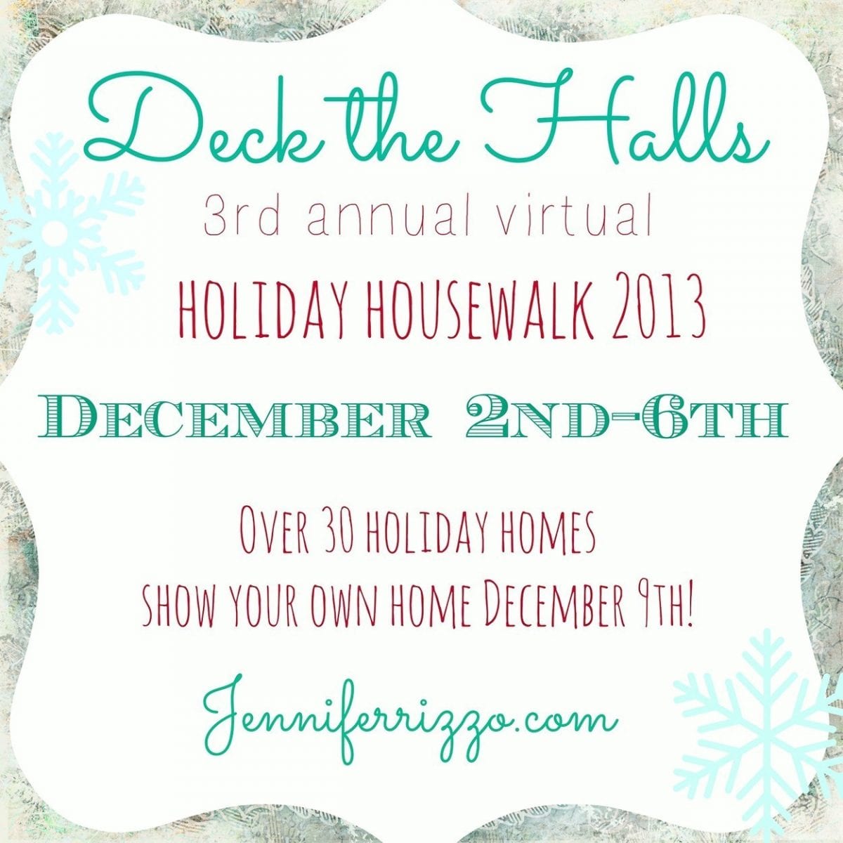 Jennifer Rizzo holiday 150 housewalk button
