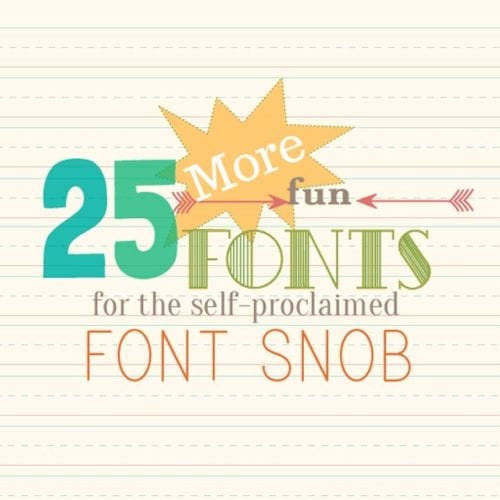 the font snob club: 25 more free fonts {feb 2014}