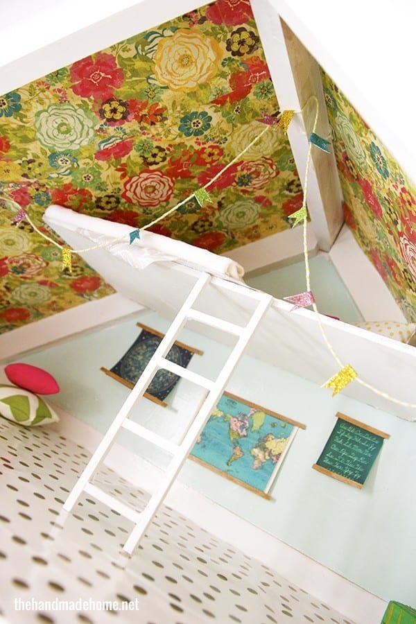 how to build a dollhouse loft