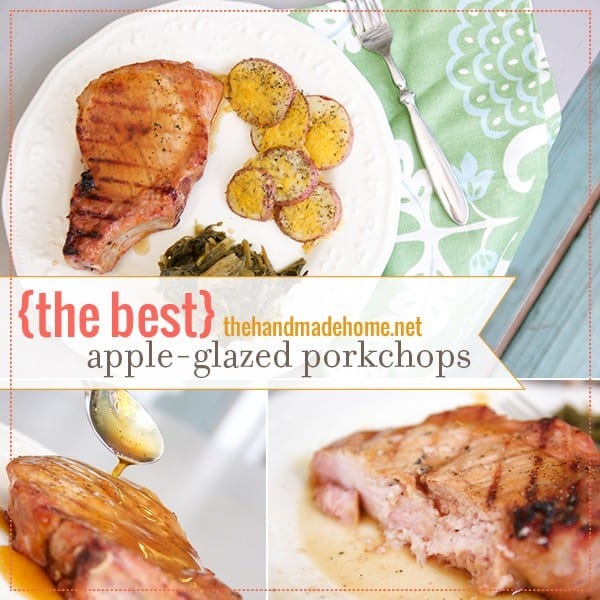 {the best!} apple-glazed pork chops