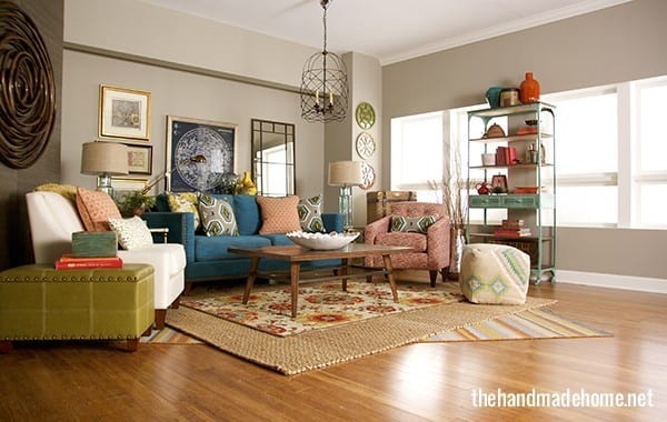 how to layer rugs