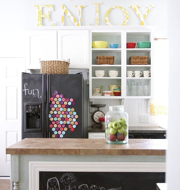 make your own hexagon magnets
