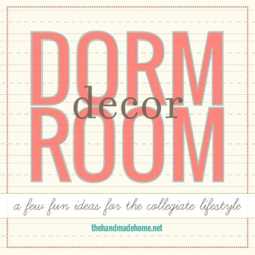 dorm room decor : easy lampshades + pillows
