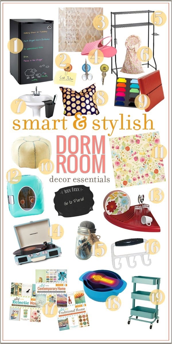 smart and stylish dorm room decor essentials - The Handmade Home