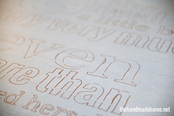 lettering