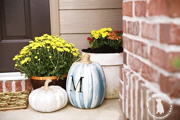 simple fall decor from the handmade home