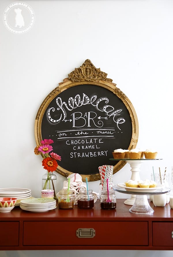 easy desserts: cheesecake bar