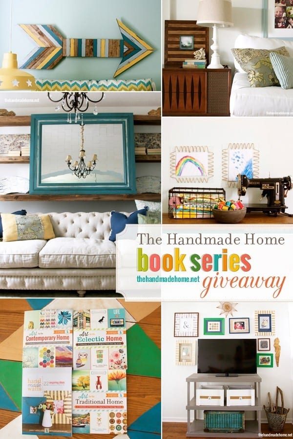 the handmade home book series {giveaway}