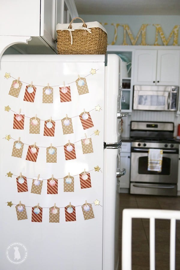 free advent calendar {refrigerator advent}