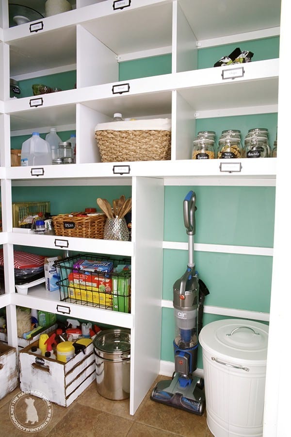 how to build custom pantry shelves