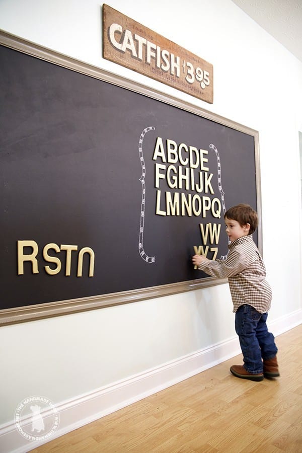 how to make a magnetic chalkboard
