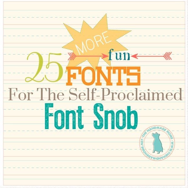 font snob club {may 2015}