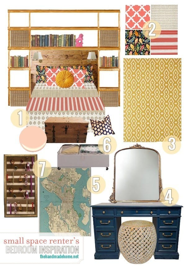 small space renter’s bedroom solutions