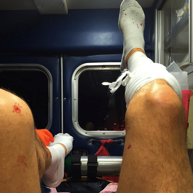 ambulance selfie
