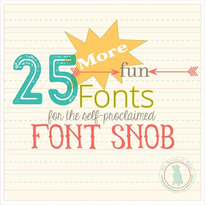 the font snob club {september 2015}