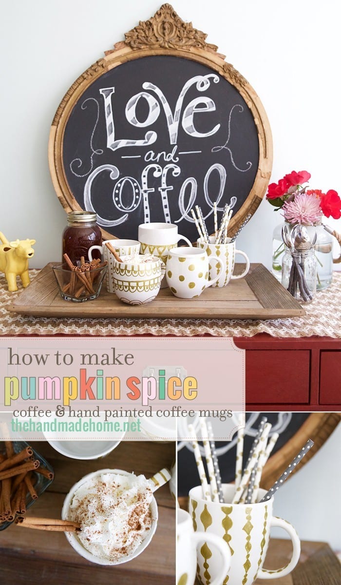 how_to_make_pumpkin_spice_coffee_and_hand_painted_offee_mugs