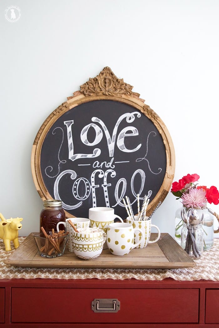 pumpkin spice coffee {and hand painted coffee mugs}