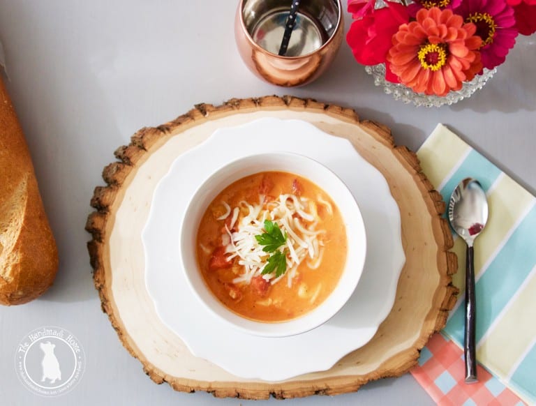 tomato chicken tortellini soup