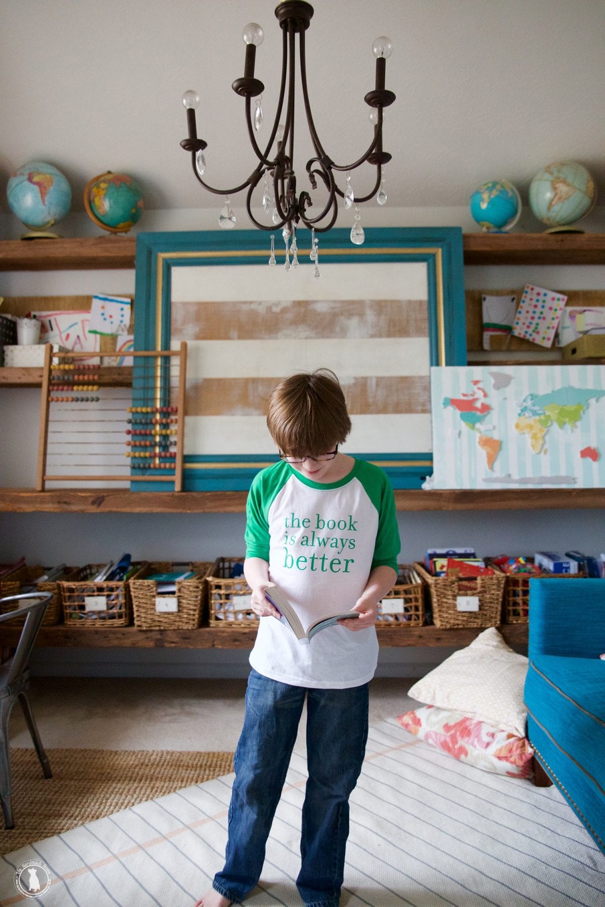 the_book_is_always_better_childrens_tshirt
