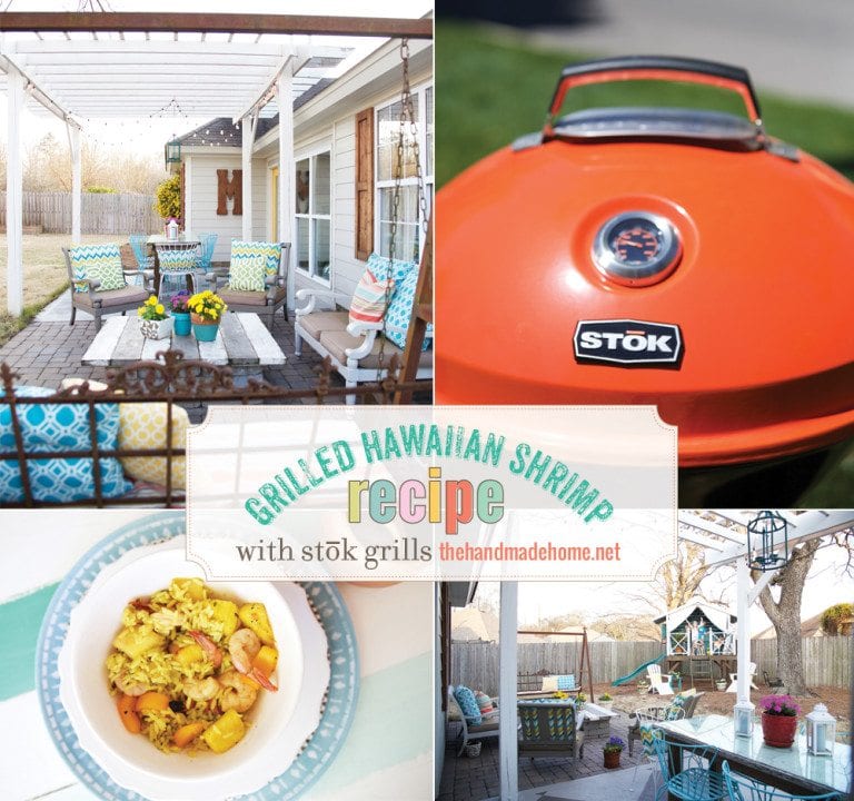 grilled hawaiian shrimp and a stok grill giveaway