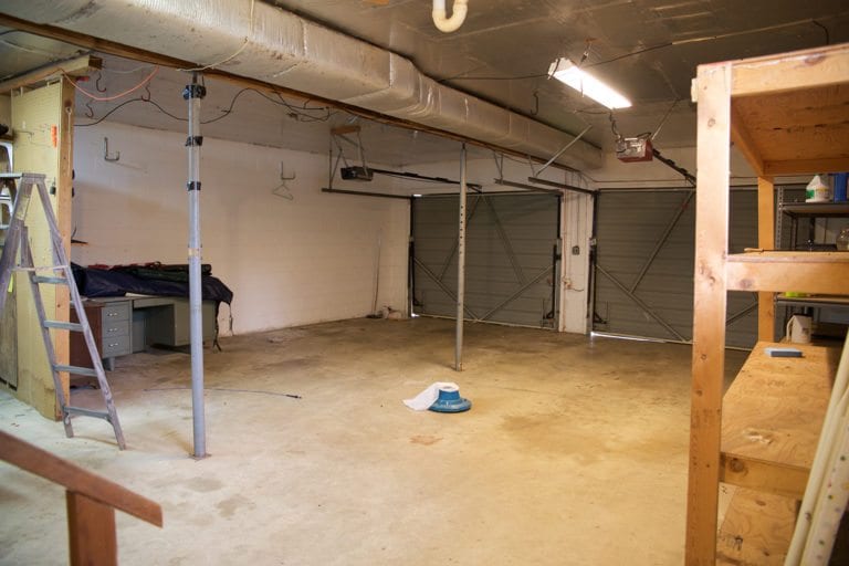 the basement