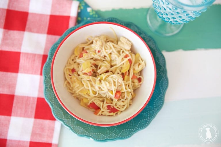 creamy thai chicken pasta