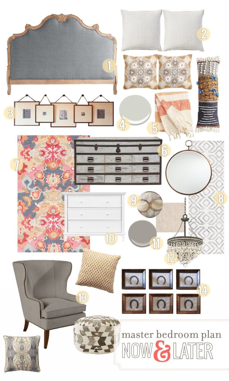 now and later: master bedroom ideas