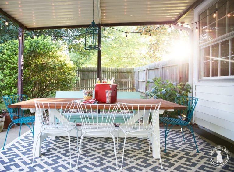 back porch makeover