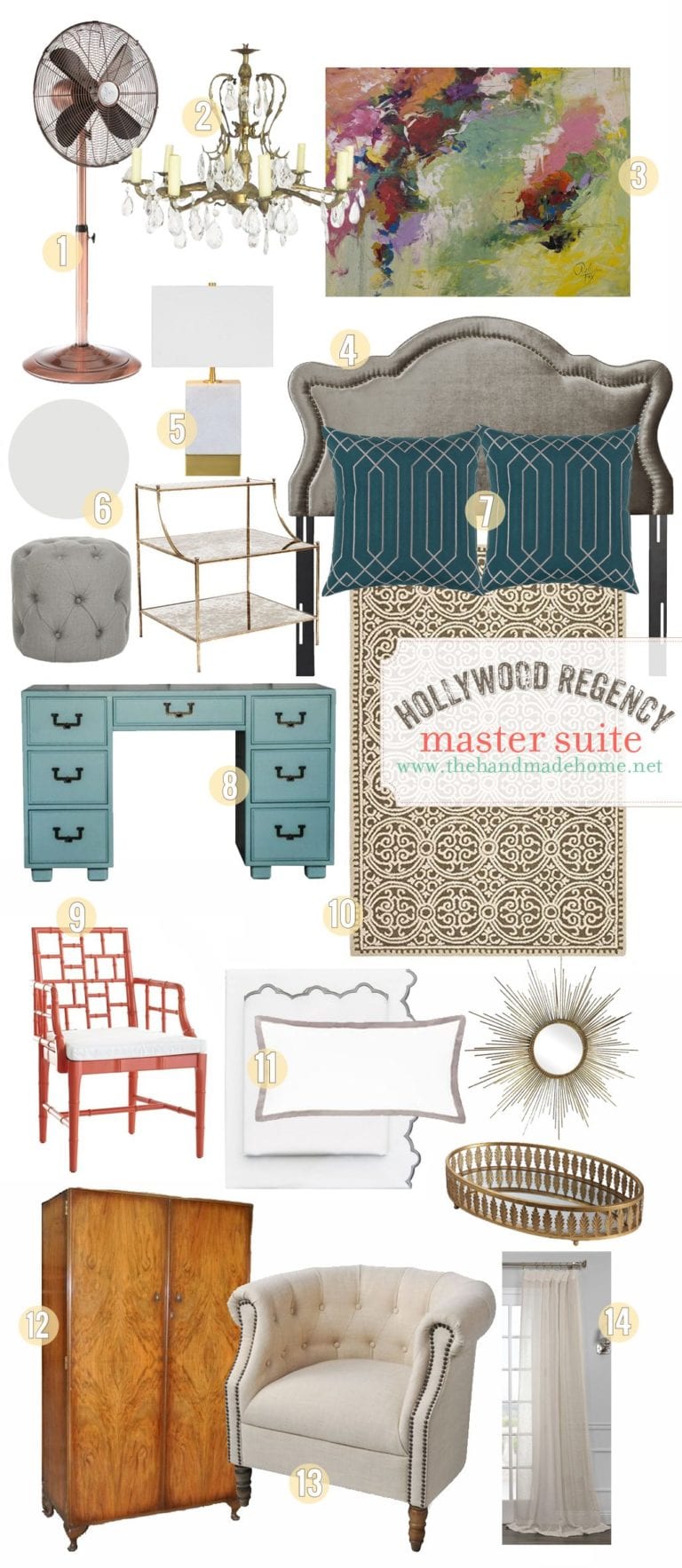 hollywood regency master suite