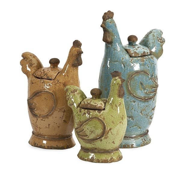 lidded roosters