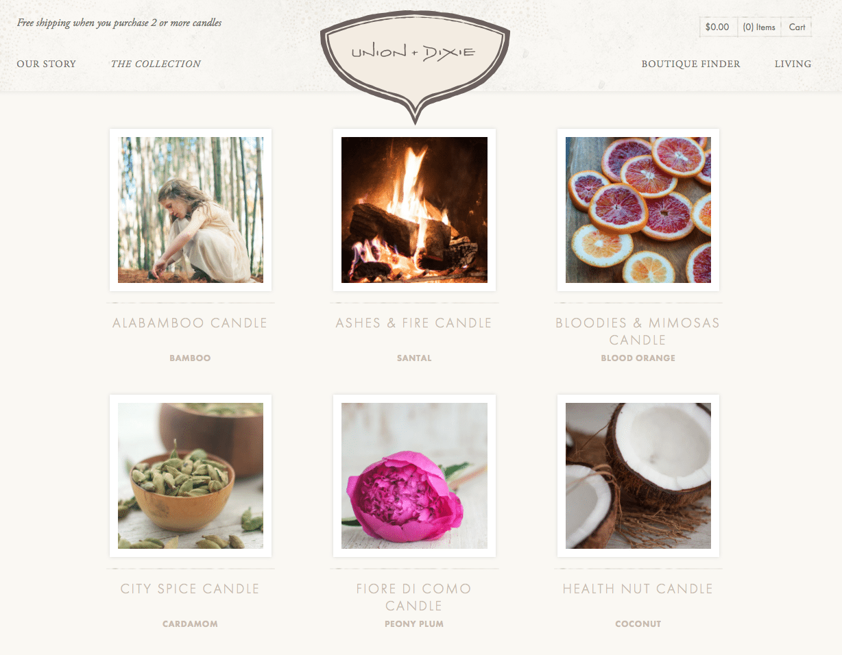 union_dixie_candles