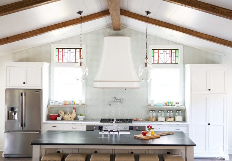 how to shiplap your ceilings